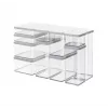 Food dispenser rotho Loft 11604 rectangular 1 L, transparent technopolymer, 100×100×142 mm