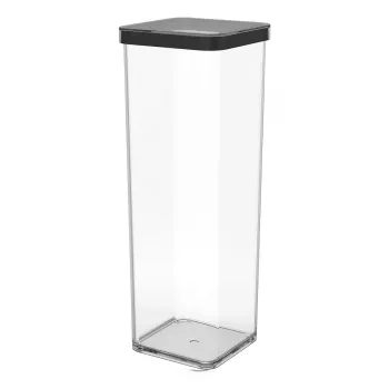 Rotho Loft 1160608080 trauks gardumiem, 2 l, plastmasas, piemērots trauku mazgājamai mašīnai un saldētavai, melns