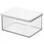Barības konteiners rotho Dispenser Loft 11610, taisnstūrveida, 2,25 L, tehnopolimērs, balts, 200×150×96 mm