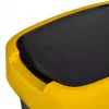 Trīs nodalījumu atkritumu šķirotājs rotho Twist 3 × 25 L (tehnopolimērs, melns, 252 × 333 × 476 mm)