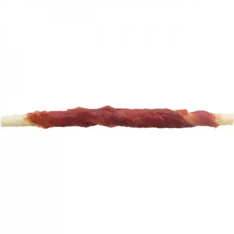 Trixie Dog Chewing Rolls Denta Fun Duck 80 g — košļājama zobu kopšanas našķis pieaugušiem suņiem, 12 cm