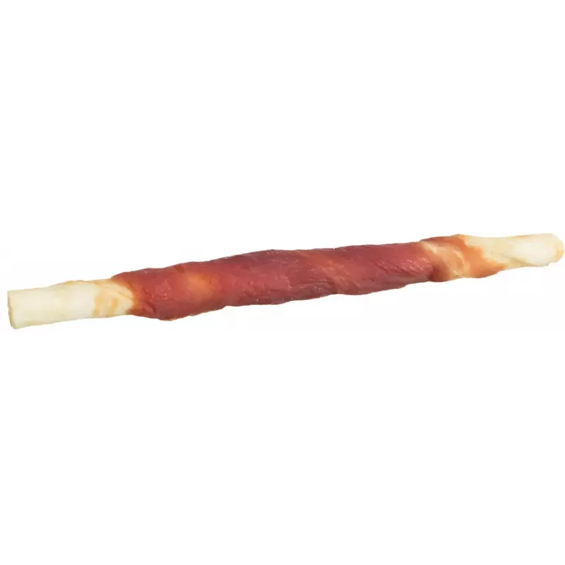 Trixie Dog Chewing Rolls Denta Fun Duck 80 g — košļājama zobu kopšanas našķis pieaugušiem suņiem, 12 cm