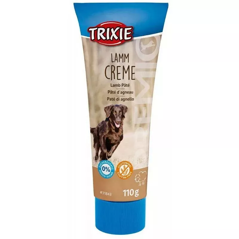 Konservēta suņu pastēte Trixie TX-31843, jēra pastēte 110 g, olbaltumvielas 9,8%, tauki 24,7%, mitrums 60%