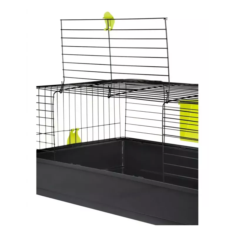 Būris ZOLUX Classic 100 cm grauzējiem — metāls/plastmasa, 980×520×380 mm, 3 kg, celadona krāsā