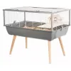 Grauzēju būris ZOLUX Neo Nigha H36 ar 2 līmeņiem, plastmasas pamatne, 780×480×360 mm, pelēks