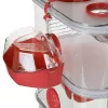 Grauzēju būris ZOLUX Rody3 Trio — mazo dzīvnieku mājvieta, metāls/plastmasa, 410×270×530 mm, 3 kg, komplektā ar skriešanas riteni