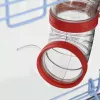 Grauzēju būris ZOLUX Rody3 Trio — mazo dzīvnieku mājvieta, metāls/plastmasa, 410×270×530 mm, 3 kg, komplektā ar skriešanas riteni