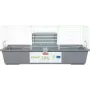Grauzēju būris ZOLUX Primo 80 cm — balts/pelēks, 80 cm garš, 810×360×540 mm, metāls/plastmasa