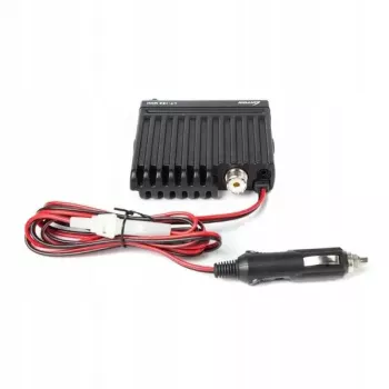 Auto CB radio Luiton LT-198, 40 AM/FM kanāli, 4 W, 12–24 V, melns, cigarešu aizdedzinātāja spraudnis