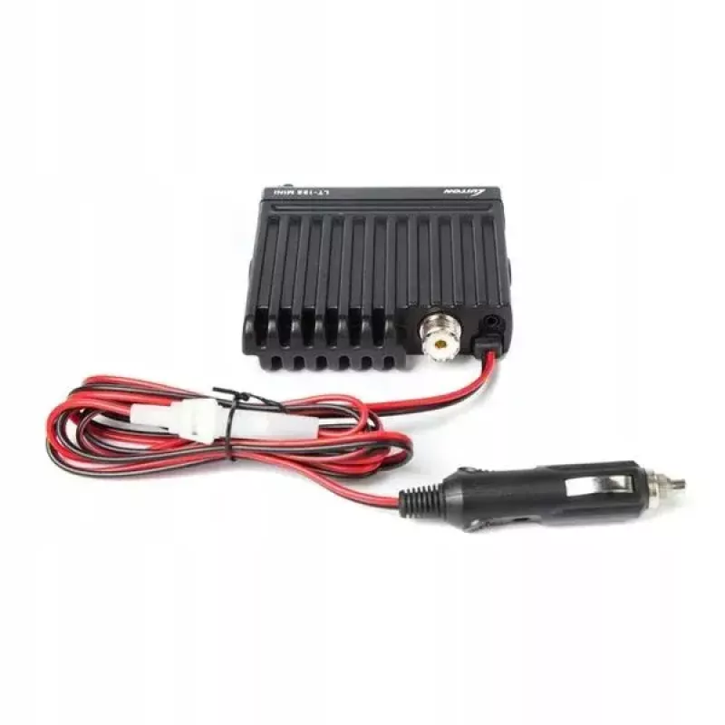 Auto CB radio Luiton LT-198, 40 AM/FM kanāli, 4 W, 12–24 V, melns, cigarešu aizdedzinātāja spraudnis
