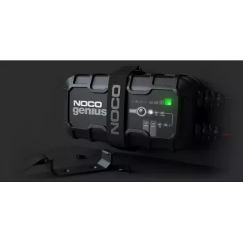 Bateriju lādētājs NOCO GENIUS10 EU 10 A 6V un 12V baterijām — apkope un desulfatācija, 150 W, Li‑Ion/AGM/Geleja, IPX ūdensizturīgs