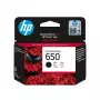 HP 650 Melns Oriģināls Ink Advantage kasetne, melna, 1 gab., 360 lappuses
