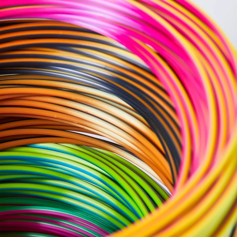 3Doodler FLOW-TRIFILLS 3D drukas materiāls Polilaktīnskābe (PLA) Melns, Zils, Vara, Zelta, Zaļš, Violets, Sarkans 260 g