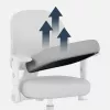 Grozámais krēsls mark adler Junior 5.0 — ergonomiska sieta atzveltne, putu sēdeklis, regulējams augstums 42–54 cm, pelēks
