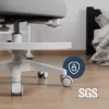 Grozámais krēsls mark adler Junior 5.0 — ergonomiska sieta atzveltne, putu sēdeklis, regulējams augstums 42–54 cm, pelēks