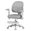 Grozámais krēsls mark adler Junior 5.0 — ergonomiska sieta atzveltne, putu sēdeklis, regulējams augstums 42–54 cm, pelēks