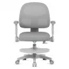 Grozámais krēsls mark adler Junior 5.0 — ergonomiska sieta atzveltne, putu sēdeklis, regulējams augstums 42–54 cm, pelēks