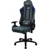 Aerocool DUKE AeroSuede universāls spēļu krēsls, melns, zils