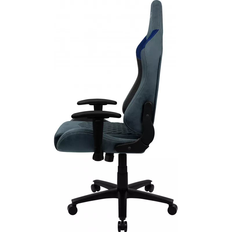 Aerocool DUKE AeroSuede universāls spēļu krēsls, melns, zils