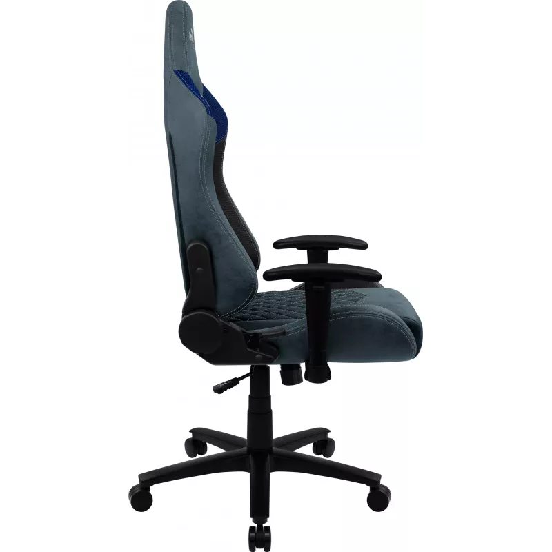 Aerocool DUKE AeroSuede universāls spēļu krēsls, melns, zils