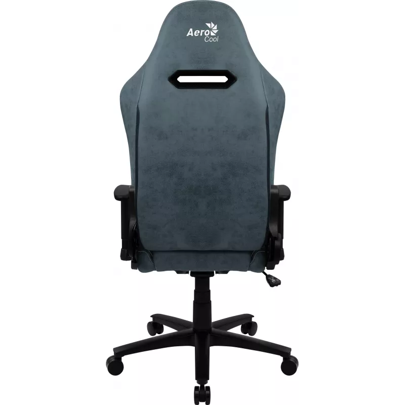 Aerocool DUKE AeroSuede universāls spēļu krēsls, melns, zils