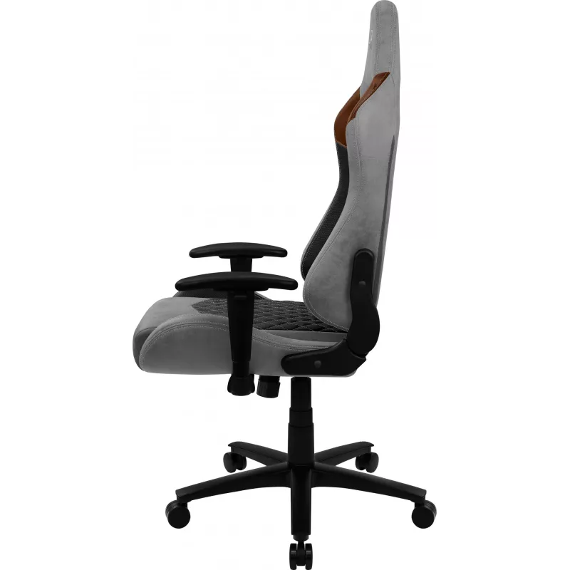 Aerocool DUKE AeroSuede universālais spēļu krēsls melns, brūns, pelēks