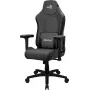 Aerocool CROWN AeroWeave CROWNASHBK ergonomisks spēļu krēsls, polsterēts sēdeklis, regulējami spilveni, Ash Black