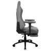 Aerocool ROYALASHGR Premium Ergonomic Gaming Chair Legrest Aeroweave Technology pelēka