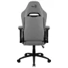 Aerocool ROYALASHGR Premium Ergonomic Gaming Chair Legrest Aeroweave Technology pelēka
