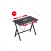 Spēļu galds Huzaro Hero 1.4 Melns taisns taisnstūrveida MDF virsma 1000x500x750 mm