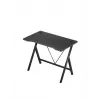 Spēļu galds Huzaro Hero 1.4 Melns taisns taisnstūrveida MDF virsma 1000x500x750 mm