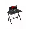 Spēļu galds Huzaro Hero 1.4 Melns taisns taisnstūrveida MDF virsma 1000x500x750 mm