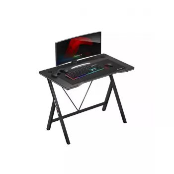 Spēļu galds Huzaro Hero 1.4 Melns taisns taisnstūrveida MDF virsma 1000x500x750 mm