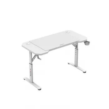 Spēļu krēsls huzaro Hero 2.6 balta — ergonomisks regulējams augstas atzveltnes grozāms sēdeklis ar krūzes turētāju un austiņu āķi