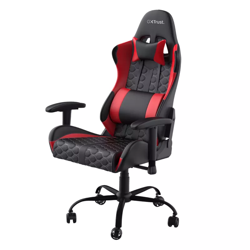 Trust GXT 708R Resto universāls spēļu krēsls melns, sarkans
