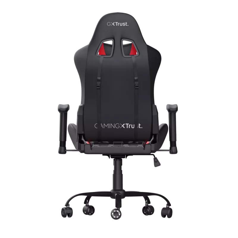 Trust GXT 708R Resto universāls spēļu krēsls melns, sarkans