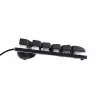 Trust GXT 833 Thado tastatūra spēlēm USB holandiešu melna, sudraba
