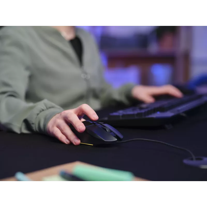 Trust GXT 109 Felox pele Gaming Ar labo roku USB Type-A Optiskā 6400 DPI