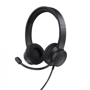 Trust Ayda Headset Wired Head-band Calls/Music USB Type-A Melns