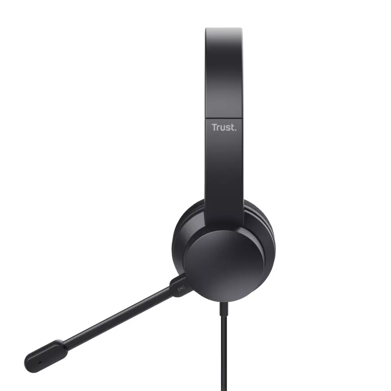 Trust Ayda Headset Wired Head-band Calls/Music USB Type-A Melns