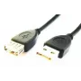 GEMBIRD USB 2.0 Type-A uz USB Type-A pagarinātāja vads (AM/AF), 2 m - melns