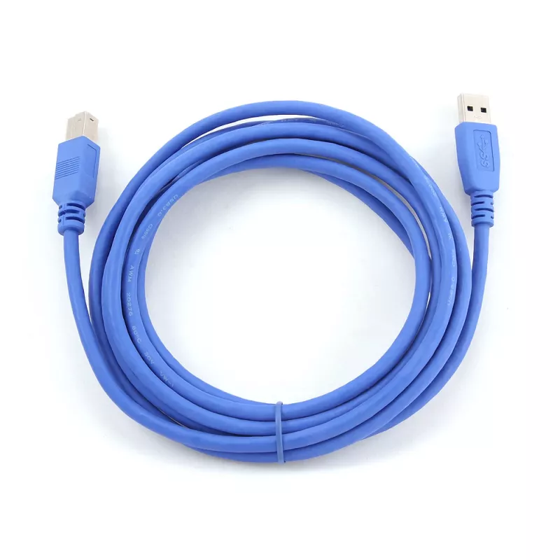 GEMBIRD USB 3.0 kabelis A-spraudnis uz B-spraudni 3m - Zils
