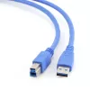 GEMBIRD USB 3.0 kabelis A-spraudnis uz B-spraudni 3m - Zils