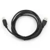 GEMBIRD USB 2.0 A-spraudnis B-spraudnis kabelis 2,0 m (6 pēdas) - melns/ lieltirgotāja iepakojums (ccp-USB2-ambm-6)