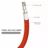 USB-A uz Lightning kabelis Baseus Yiven 1,8 m, 2 A izeja, sarkans, termoplastiska elastomēra apvalks