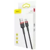 BASEUS pīts Cafule ātrās uzlādes kabelis - USB Type-A uz Type-C 2A - 2m - Melns (Neilons)