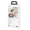 BASEUS Fast Charge Cafule datu pārraides kabelis - USB Type-A uz Lightning - 480Mbps (2.4A PD) - 1m - Melns