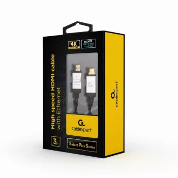 GEMBIRD ātrgaitas HDMI kabelis ar Ethernet - Select Plus sērija, 3m
