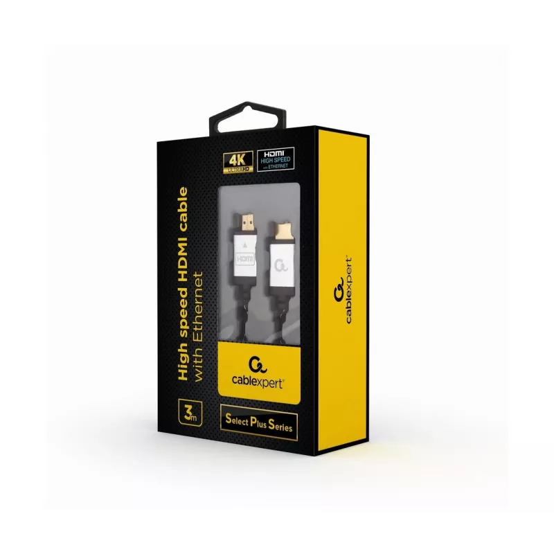 GEMBIRD ātrgaitas HDMI kabelis ar Ethernet - Select Plus sērija, 3m