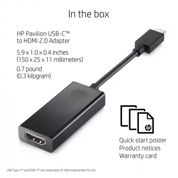 HP 2PC54AA interfeisa kartes/adapteris HDMI